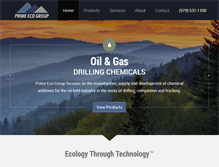 Tablet Screenshot of primeecogroup.com